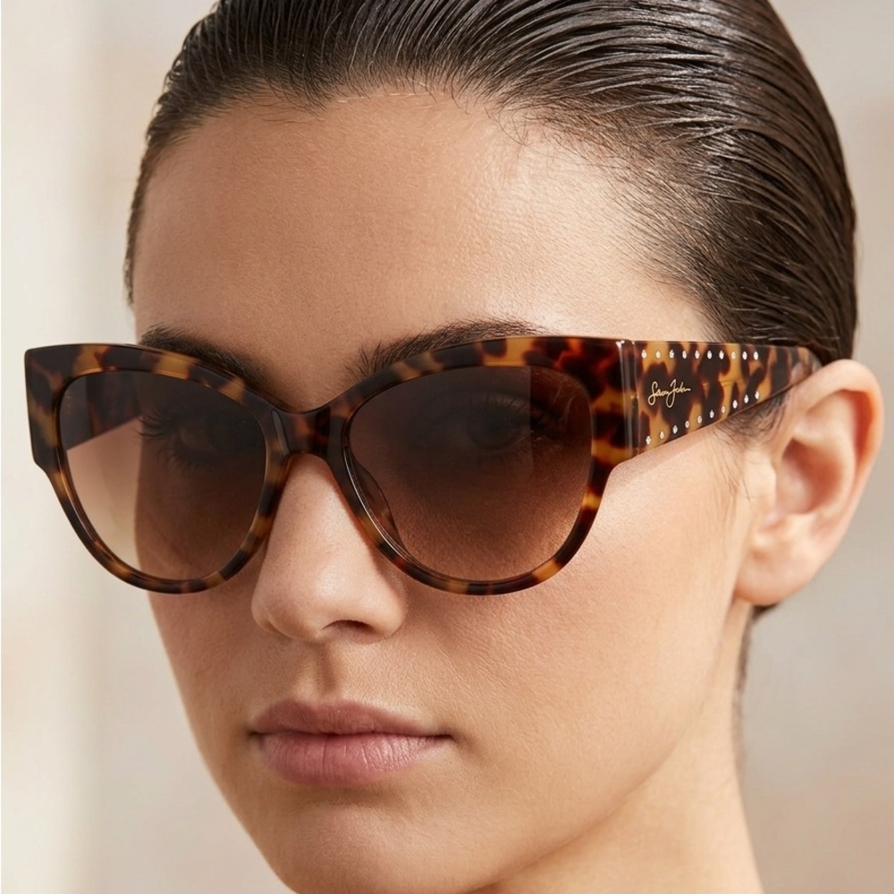 Sean John Sunglasses - Tortoiseshell Cat Eye Women’s Sunglasses